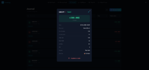 Journal de trading consulter ses trades